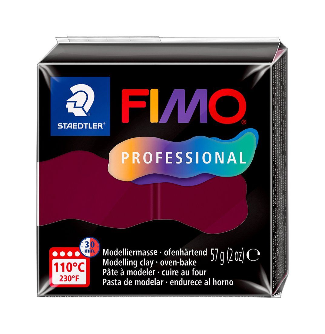 Fimo Mod.Masse Fimo Prof 57G Burgunderrot