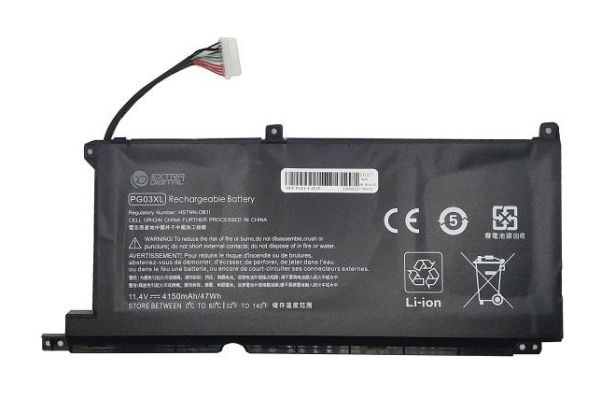 Bateria Extra Digital Laptop Akku Hp Pg03xl, 4150Mah, Extra Digital Advanced