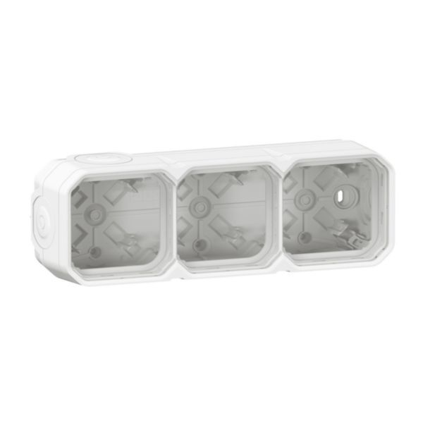 PLEXO 55 IP55 underlag 6 modul membran, hvid
