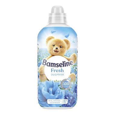 Tøjvask Skyllemiddel Bamseline Dugfrisk med Parfume 925 ml - (8 flasker x 925 ml pr. karton)