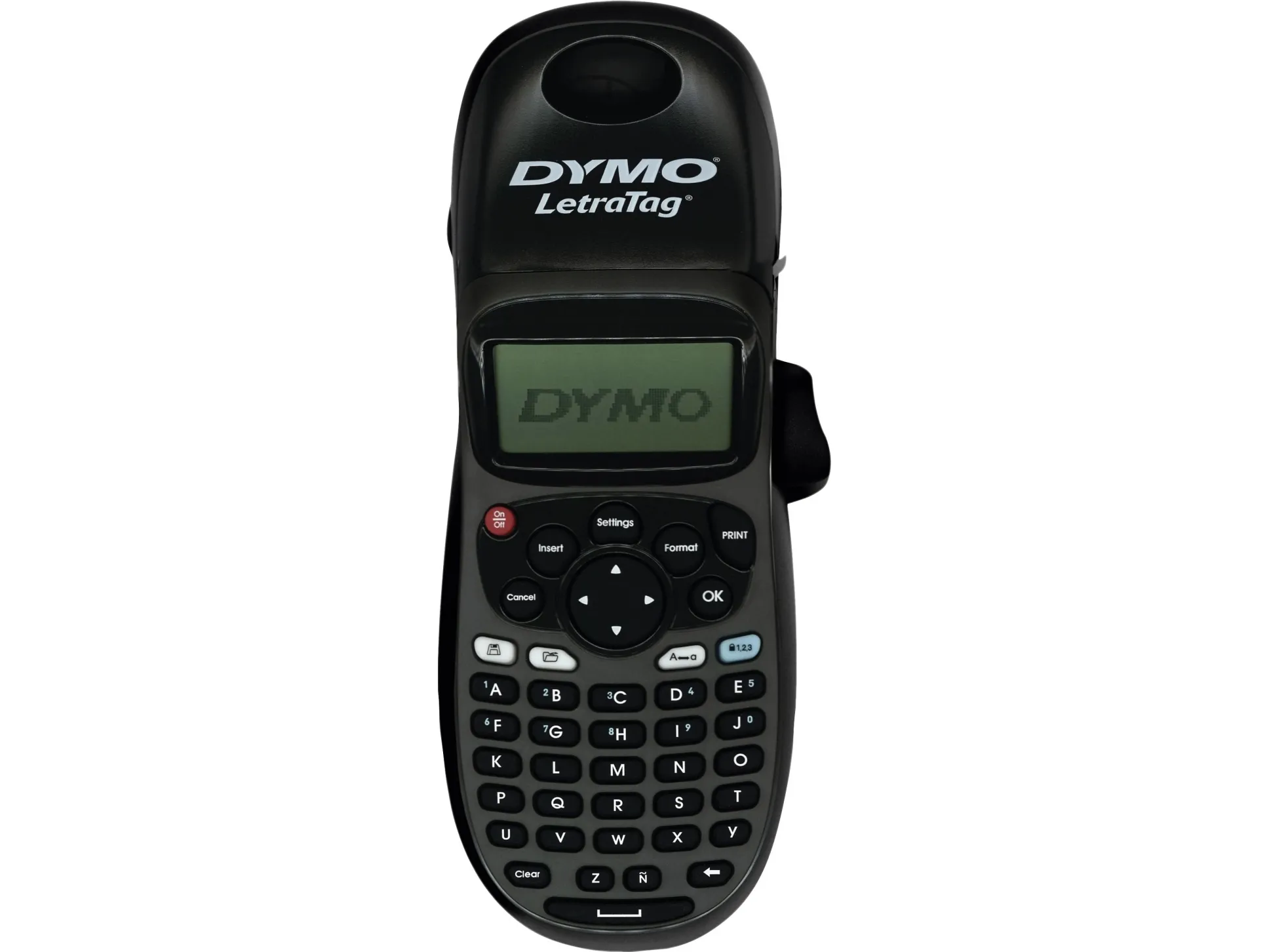 DYMO LetraTag LT-100H - Etikettskrivare - svartvit - direkt termisk - Rulle (1,2 cm) - 160 dpi - upp till 7 mm/sek - kniv - enradig utskrift, tvåradig utskrift, realtidsklocka | Skrivare - Andra kontorsmaskiner - Matrix & Etikettskrivare | GameStuff