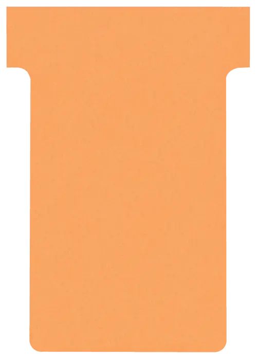 Franken Tk205, T-Karte, Orange, Papier, 100 Stück(E)