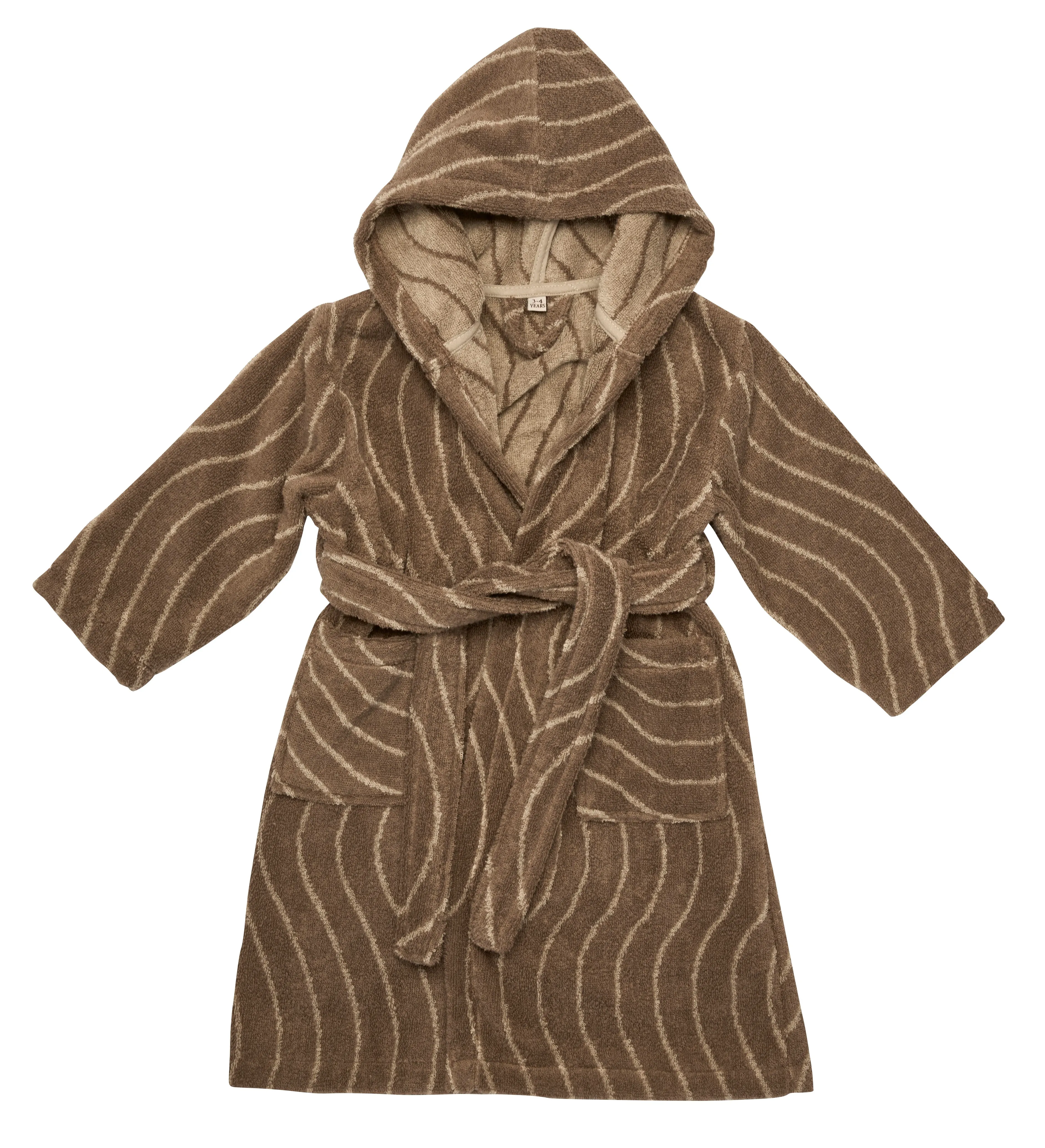 Badrock, storlek 3-4 år, Woodland, Ekologisk bomull, Mocca | N - A | GameStuff