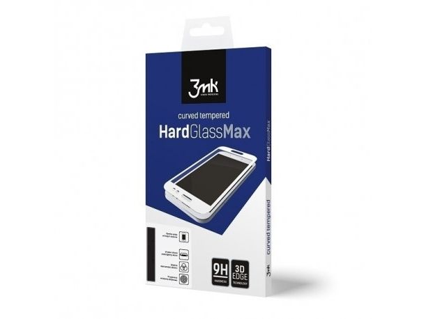 3Mk Hardglassmax Iphone Xs Max Black, Apple, Iphone Xs Max, Staubresistent, Kratzresistent, Schwarz, Transparent, 1 Stück(E)