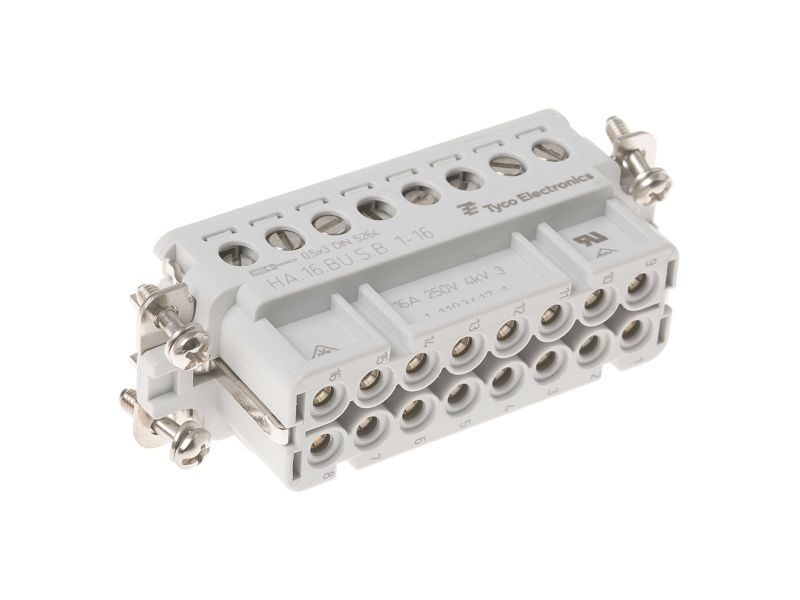 Te Connectivity Contact Insert, Female, Ha Series, 16 Contacts
