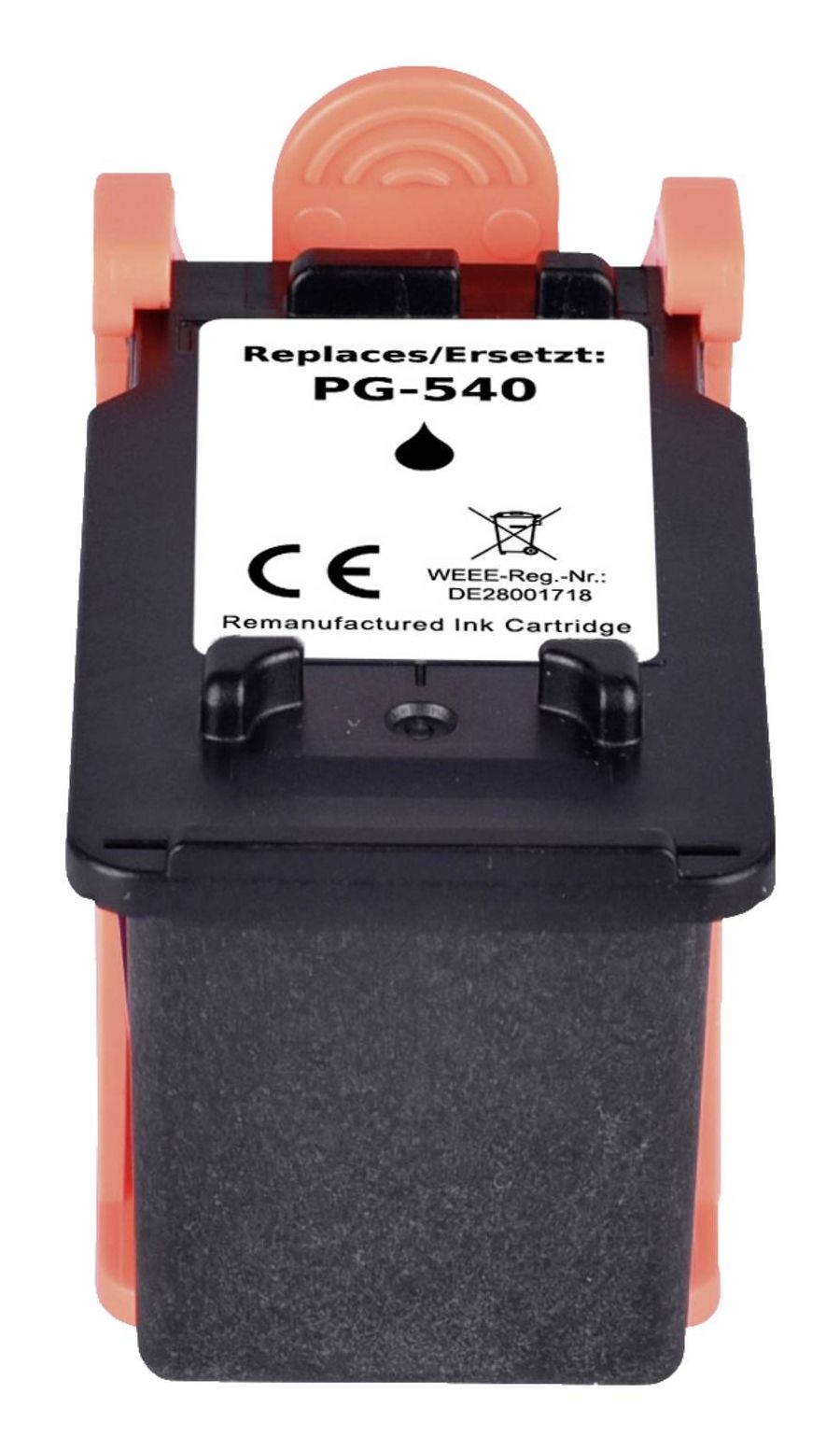 Renkforce Tinte Ersetzt Canon Pg-540 (5225B005) Kompatibel Schwarz Rf-I-C-Pg540bk Rf-5706082