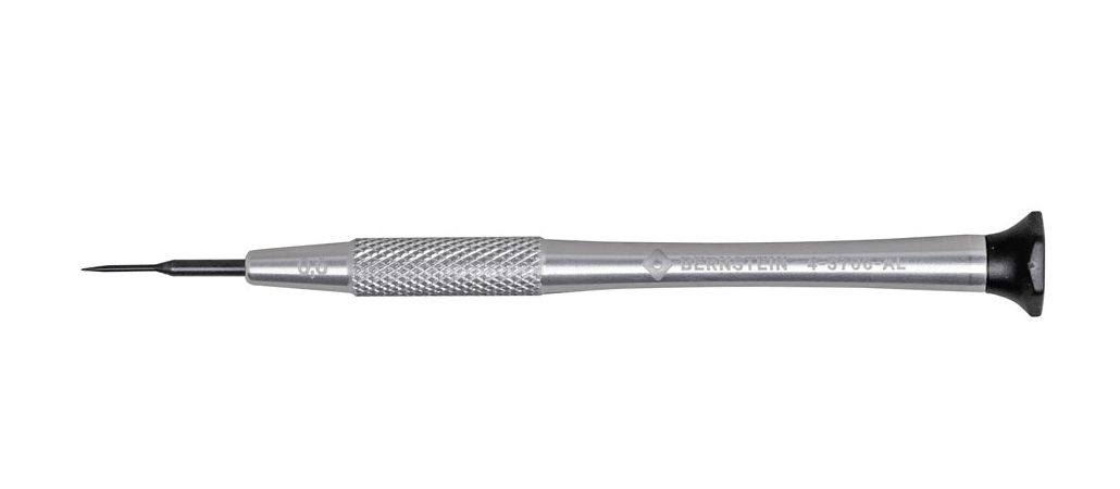 Bernstein Tools for Electronics 4-3706-AL Urmager-skruetrækkere 1 stk. Klinge-bredde: 0.6 mm