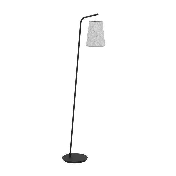 Eglo Alsager Floor E27 Schwarz/Grau