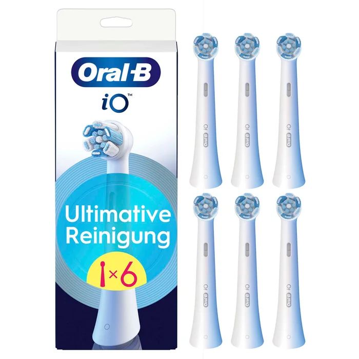 Oral-B Io Ultimative Reinigung, 6 Stk, Hvid, 3 Måned(Er), Oral-B, Io, Hængende Boks