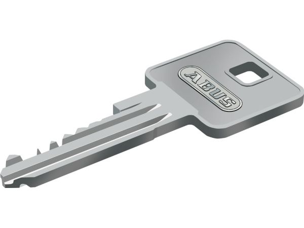 Abus E60np 30/30 - Dørlåsningscylinder - Nøgle - 6 Nåle - Forniklet