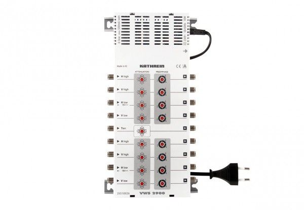 Kathrein VWS 2900, 1 inputs, 8 outputs, 950 - 2150 MHz, 40 dB, 17 - 24 dB, IP30