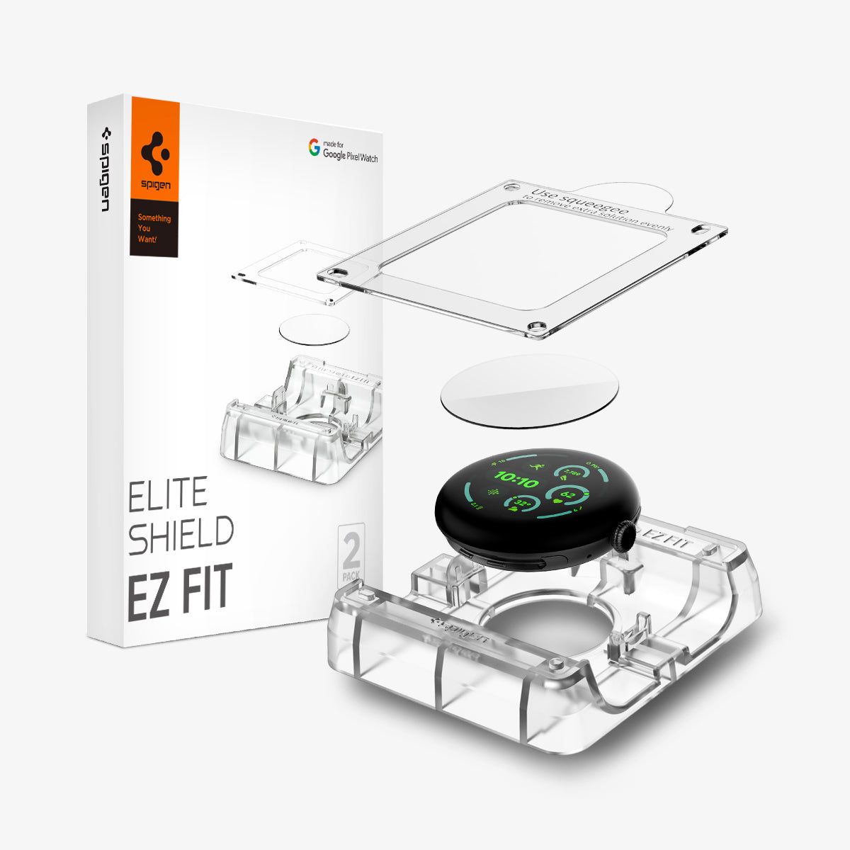 Spigen Pixel Watch Screen Protector, Transparent, Google Pixel Watch 3 (45Mm), 1 Stück(E)