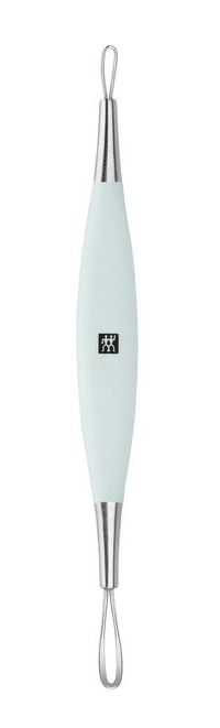 ZWILLING Twinox Professional Blackhead Remover with 2 Loops and Ergonomic Shape Stainless Steel Mint