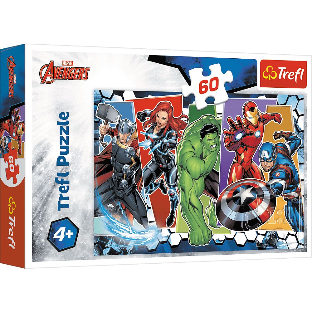 Trefl The Avengers Invincible, 60 Stück(E), Cartoons, 4 Jahr(E)