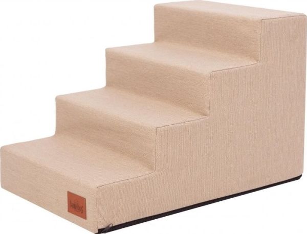 HOBBYDOG LARGE STAIRS INARI BEIGE 40CM HIGH | Sällskapsdjur - Hund - Andra tillbehör | GameStuff
