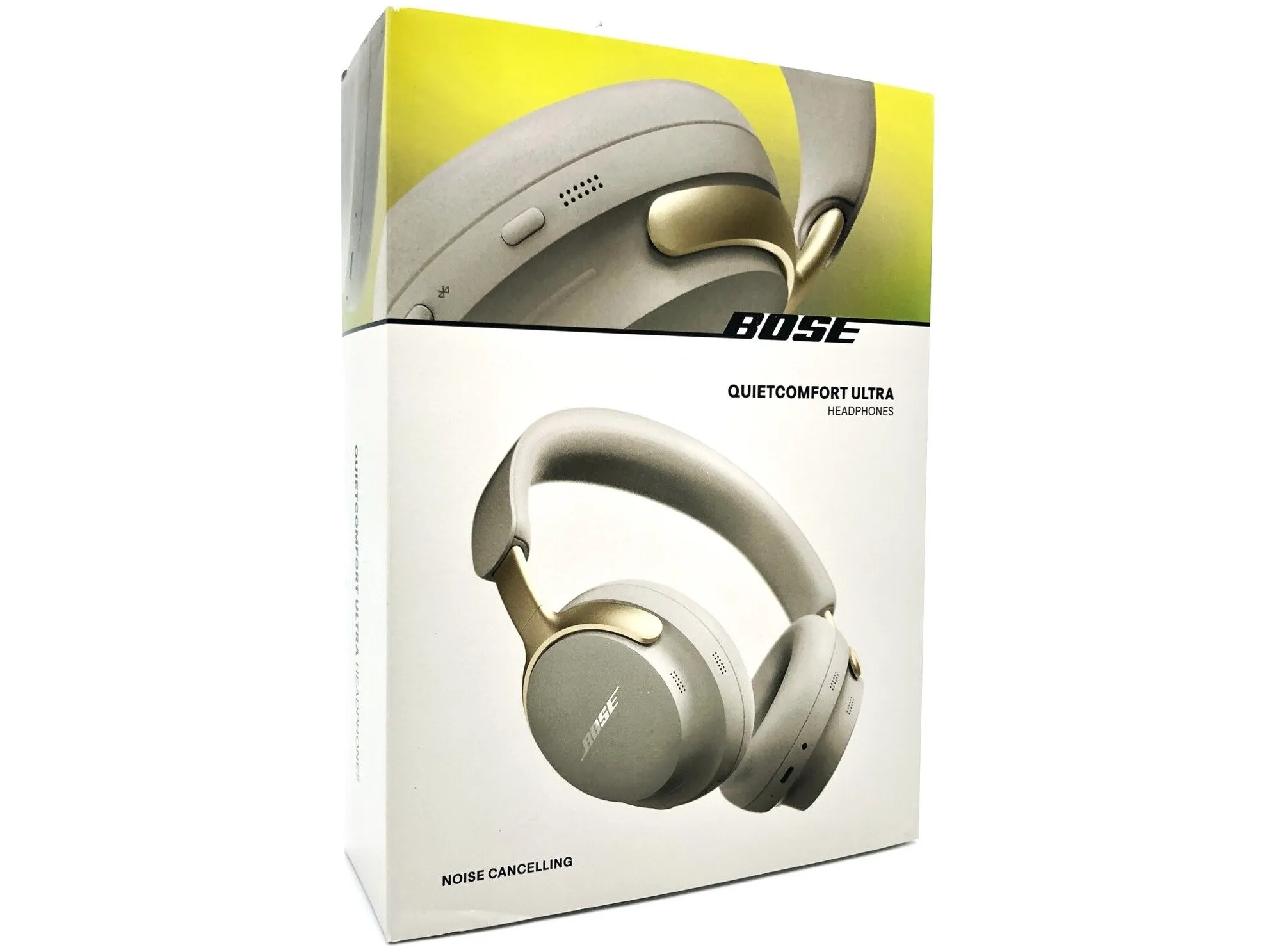 Bose QuietComfort Ultra - Hörlurar med mikrofon - fullstorlek - Bluetooth - kabelansluten, trådlös - aktiv brusradering - 3,5 mm kontakt - sandsten | TV, Ljud & Bild - Hörlurar & Mikrofoner | GameStuff