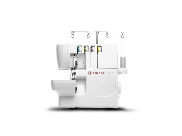 Singer S0105 Overlockmaschine 2-3-4 Fäden, 1300 SPM, weiß