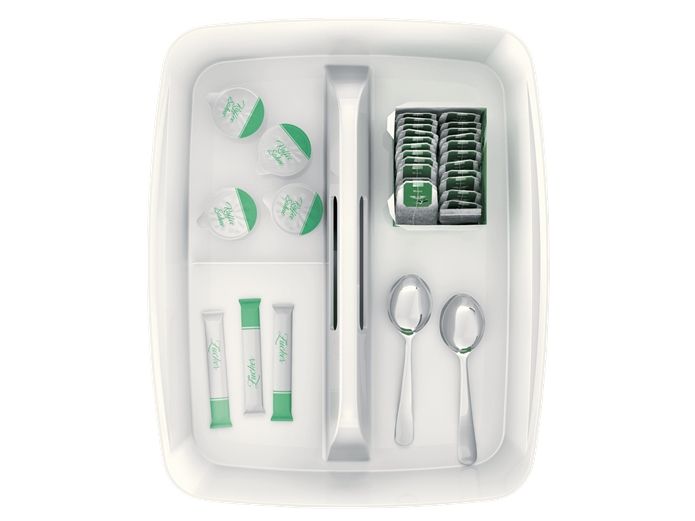 Leitz Mybox - Lagringsboksbakke - 3 Rum - Hvid
