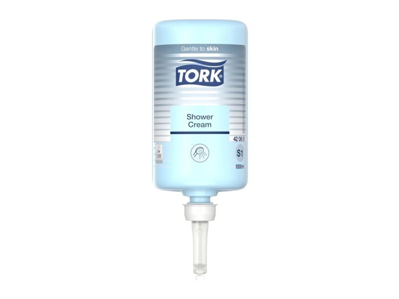 Tork Hair & Body Shower Cream Premium 1 Ltr. Flydende Sæbe - (6 Stk.)