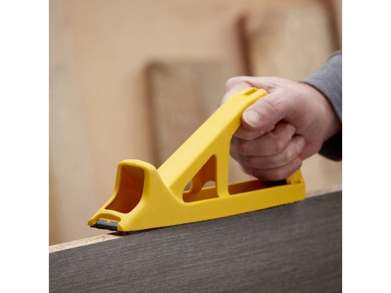 Stanley 5-21-103, Surform Fly, Gipsplade, Kulstofstål, Gul, 169 Mm, 54 Mm
