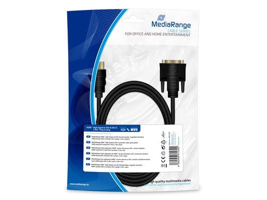 Mediarange Hdmi-Kabel Hdmi -> Dvi 2.0M Schwarz