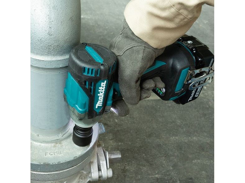 Makita Dtw300rtj, Schlagschrauber, Pistolengriff, 1/2", Schwarz, Blau, Deep Discharge, Überhitzung, Überlastschutz, Bürstenlos