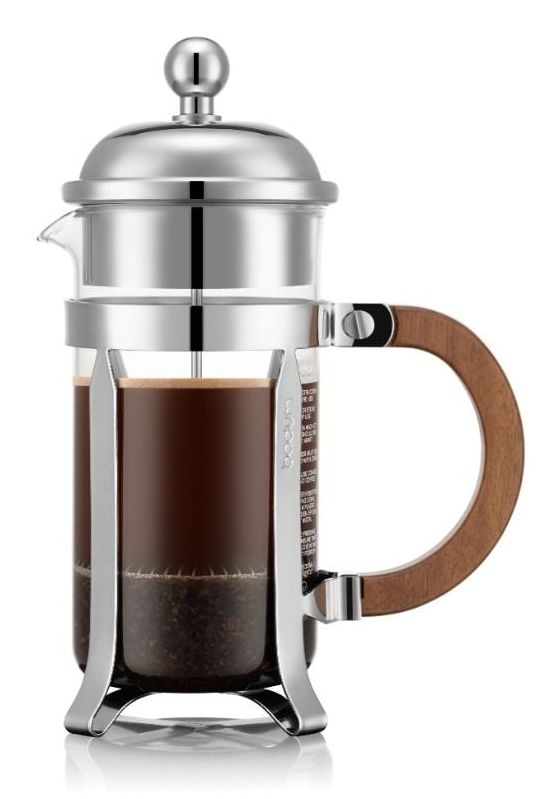 Bodum 12312-16-107, Stempelkande, 0,35 L, Rustfrit stål, Rustfrit stål, 3 kopper, Glas