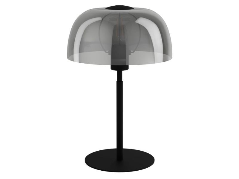 EGLO SOLO 2 BORD E27 SORT/SORT-TRANSP.