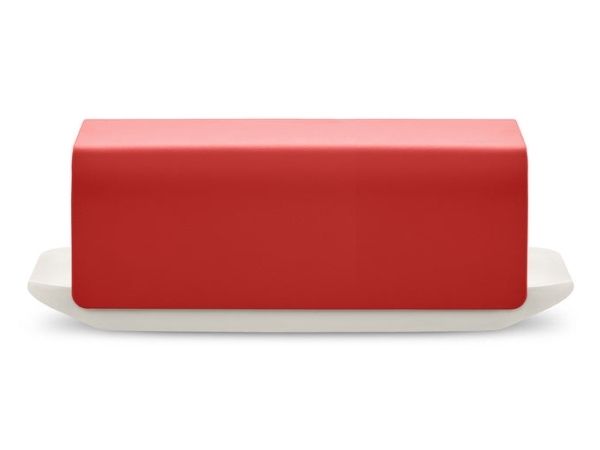 Alessi Mattina, Rechteckig, Rot, Harz, Edelstahl, Edelstahl, 95 mm, 210 mm
