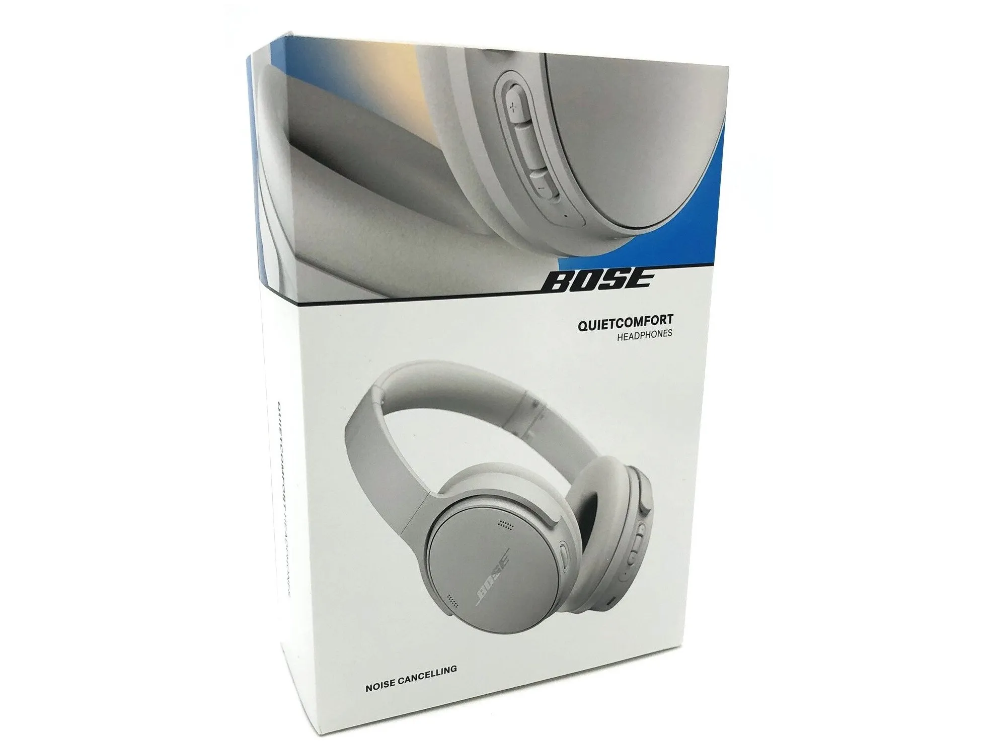 Bose QuietComfort - Hörlurar med mikrofon - fullstorlek - Bluetooth - trådlös, kabelansluten - aktiv brusradering - 3,5 mm kontakt - rökvit | TV, Ljud & Bild - Hörlurar & Mikrofoner | GameStuff