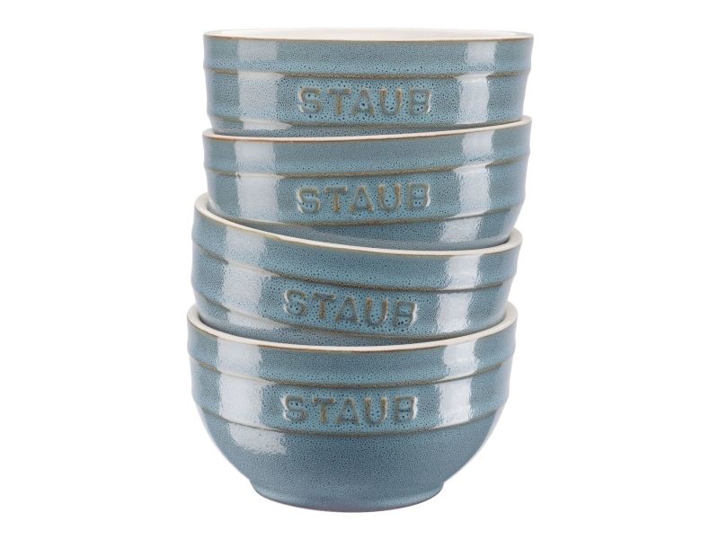 ZWILLING STAUB Ceramics, Skålsæt, Rund, Keramisk, Turkis, 0,4 L, Personligt