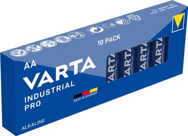 Varta Industrial - Batteri AA / LR6 - alkaliskt - 2950 mAh | EL Artiklar - Batteri - AA-batterier | GameStuff