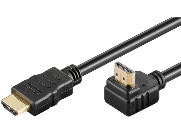 Goobay High-Speed-Hdmi -90°-Kabel Mit Ethernet 61294 - Kabel - Digital/Display/Video