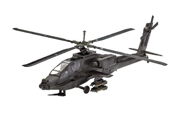 Revell Ah-64A Apache, Model Af Helikopter, Monteringssæt, 1:100, Ah-64A Apache, Plast, Avanceret