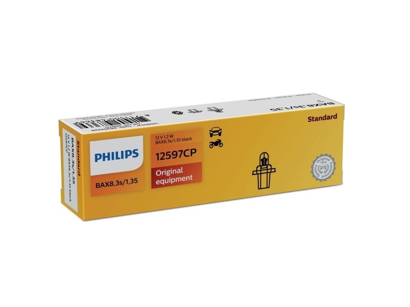 Philips Vision 1,2W 12V Instrumentlyspære - 1 stk.