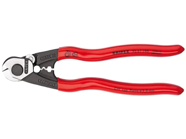 Knipex 95 61 190, Trådskärare, 6 mm, Kromvanadiumstål, Plast, 19 cm, 314 g | Verktyg & Verkstad - Handverktyg - Övriga handverktyg | GameStuff
