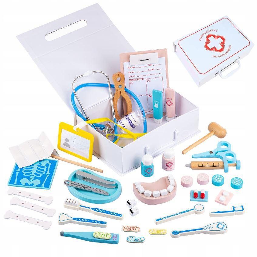 Extralink Toys Kleiner Arzt Krankenschwester Koffer 43 Artikel