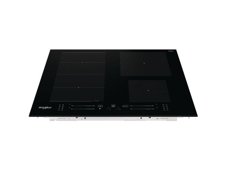 Whirlpool WF S4160 BF, svart, inbyggd, 59 cm, zoninduktionshäll, keramik, 4 zon(er)