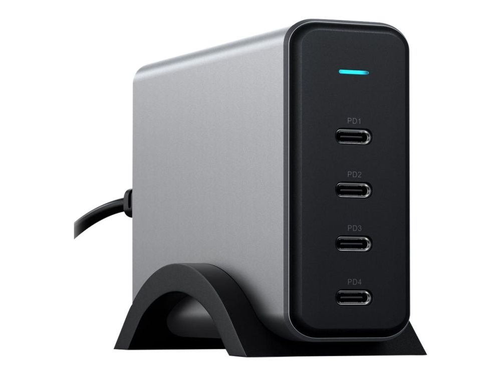 Satechi St-Uc165gm-Eu, Indoor, Ac, Schwarz, Grau