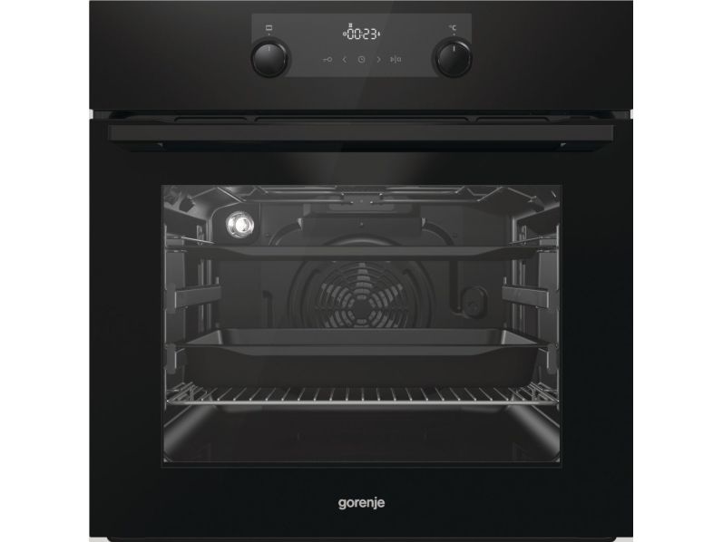 Gorenje BPS737E301BG, Keskikokoinen, Sähköuuni, 70 L, 70 L, 2700 W, Pyrolyyttinen