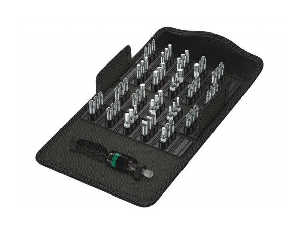 Wera Bit-Safe 61 Universal 1, Steckschlüssel-Satz, 1/4", Metrisch, 61 Kopf/Köpfe, Ph1, Ph2, Ph3, Pz1, Pz2, Pz3, 25 Mm