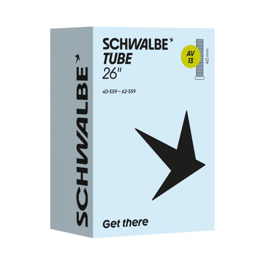 Schwalbe 10462140, Schrader-Ventil, 26", 40 - 62 Mm, 4 Cm, Butylkautschuk, 190 G