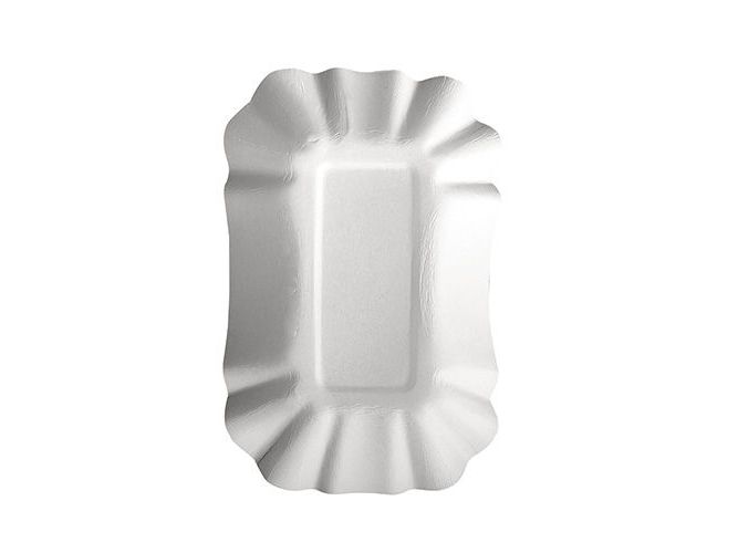 250 Schalen, Pappe eckig 9cm x 14cm x 3cm weiss - Image 3