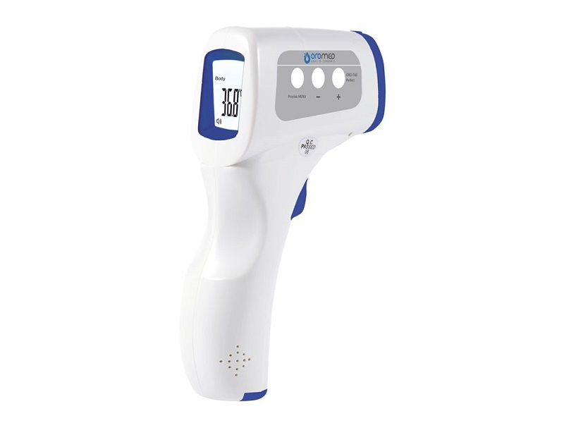 Oromed ORO-T60 PERFECT, Fernabtastthermometer, Blau, Weiß, Universal, Tasten, °C,°F, Körpertemperatur