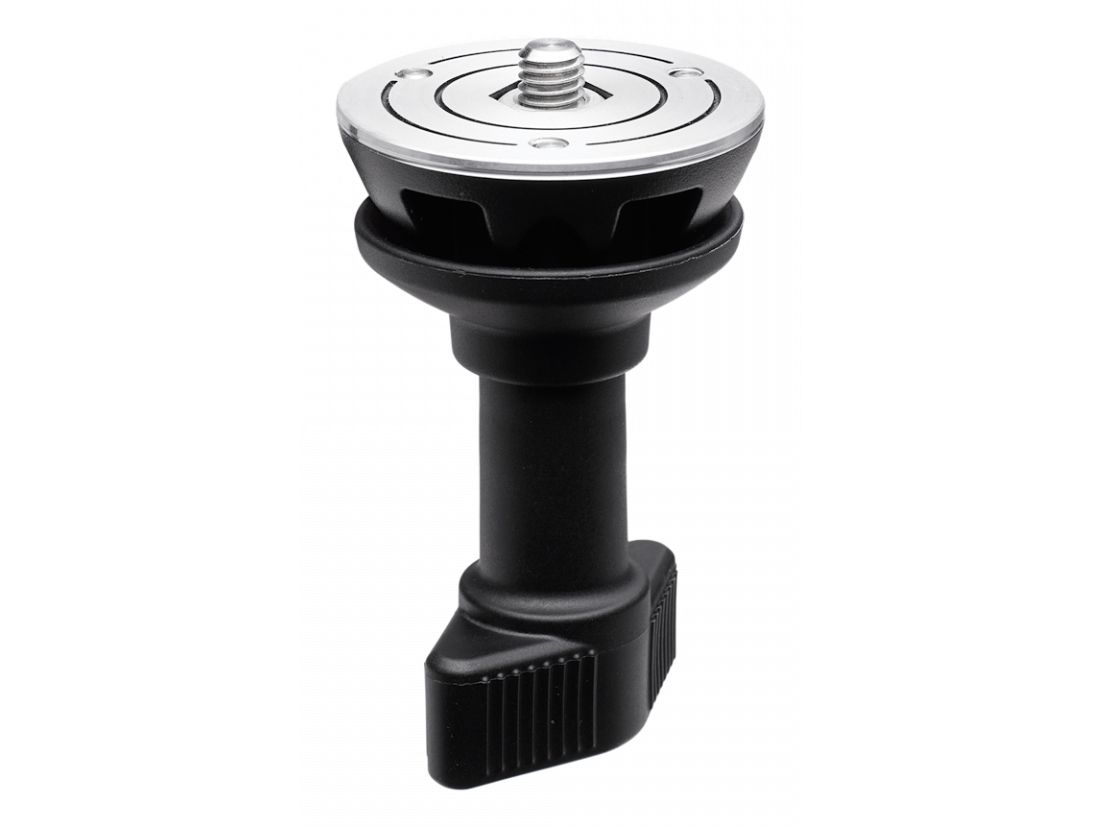 Manfrotto Short Half Ball 60Mm, Stativkopfplatte, Schwarz, Aluminium, 1 Stück(E), 500X, 6 Cm