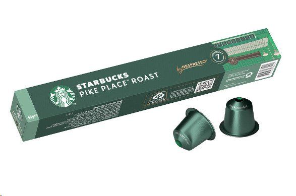 Kaffekapsler, STARBUCKS® by Nespresso®, Lungo Pike Place Roast - (10 stk.)