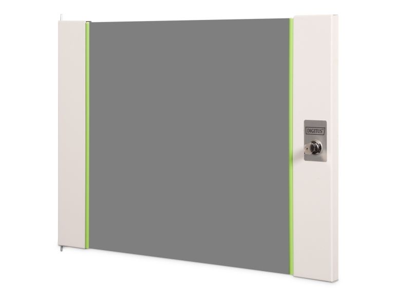 Digitus Dn-19 D-09-U, Dør, Glas, Metal, Grå, 1 Stk, 2 Kg