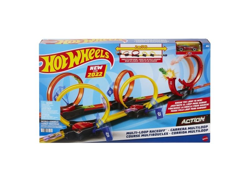 Hot Wheels Mehrfarbig/Rot Multi-Loop Race Off - Image 2