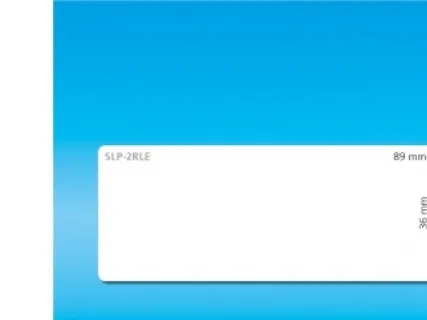 Seiko Instruments SLP-2RLE - Vit - 36 x 89 mm 520 stk (2 rulle/rullar x 260) adresslappar - för Smart Label Printer 220, 620, 650SE, Pro | Papper & Emballage - Förpackning - Etiketter och märkning | GameStuff