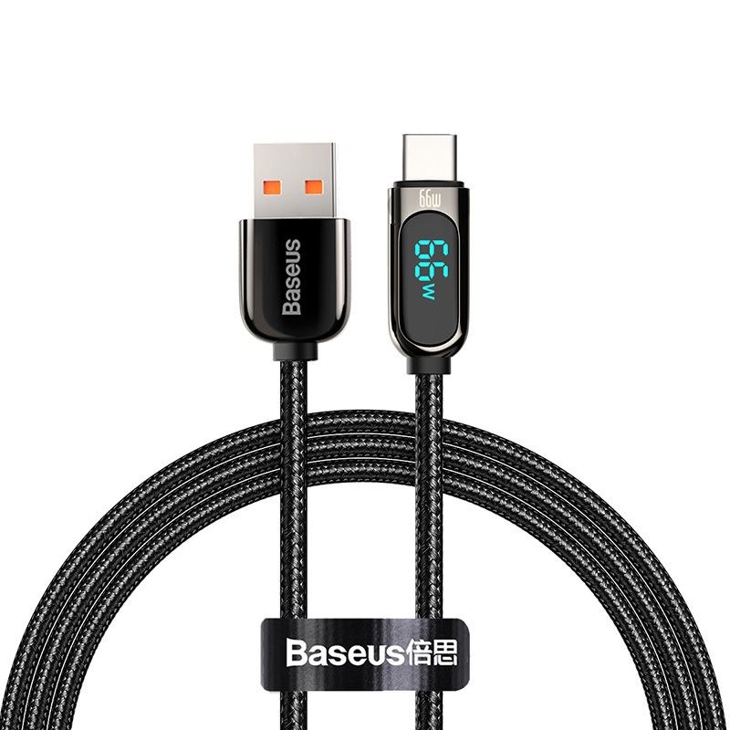 Baseus Casx020001, 1 M, Usb A, Usb C, Schwarz